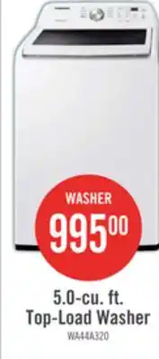 The Brick Samsung 5.1 Cu. Ft. Top-Load Washer - White - WA44A3205AW/A4 offer