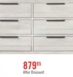The Brick Haven Bedroom 6-Drawer Dresser, 65W x 39H - White offer