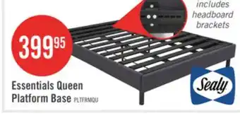 The Brick Sealy Essentials Queen Platform Base offer