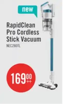 The Brick Eureka RapidClean Pro Cordless Stick Vacuum with LED Headlights - NEC280TLC offer