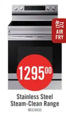 The Brick Samsung 6.3 Cu. Ft. Smart Electric Free Standing Range with Air Fry - Stainless Steel - NE63A6511SS offer