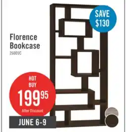 The Brick Florence 32 Open Bookcase - Espresso offer