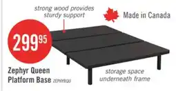 The Brick Zephyr Queen Platform Base offer