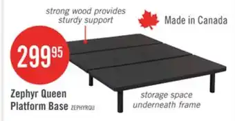 The Brick Zephyr Queen Platform Base offer