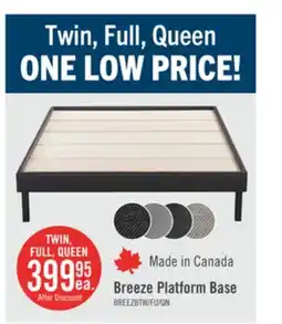 The Brick Breeze Twin Platform Base - Dark Grey offer