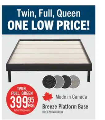 The Brick Breeze Twin Platform Base - Dark Grey offer