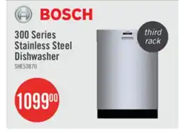 The Brick Bosch 300 Series 24 Dishwasher with Third Rack - SHE53B75UC offer