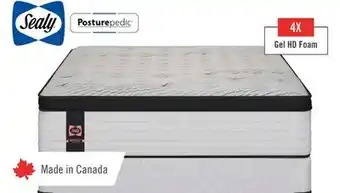 The Brick Sealy Posturepedic Plus 1000 Series Bronson Eurotop Luxury Firm Queen Mattress offer
