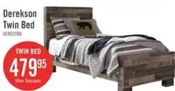The Brick Derekson Panel Bed for Kids, Grey - Twin Size offer
