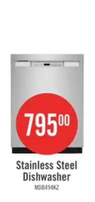 The Brick Maytag 24 50 dBA Built-In Front-Control Dishwasher - Fingerprint Resistant Stainless Steel - MDB494 offer