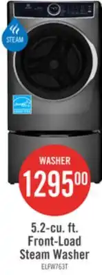 The Brick Electrolux 5.2 Cu. Ft. Front-Load High-Efficiency Steam Washer - Titanium - Stackable - ELFW7637AT offer