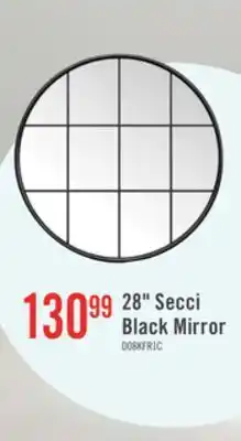 The Brick Secci Black 28 Mirror offer