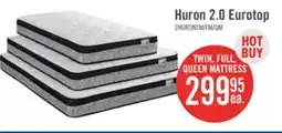 The Brick Springwall Huron 2.0 Eurotop Twin Mattress offer