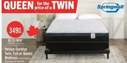 The Brick Springwall Venice Eurotop Twin Mattress offer