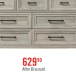 The Brick Lara Bedroom 7-Drawer Dresser, 60.6W x 38H - Antique Grey offer