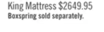 The Brick Tempur-Pedic TEMPUR Support Firm King Mattress offer