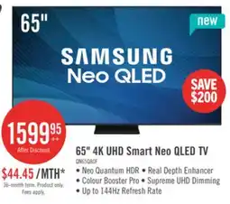 The Brick Samsung 65 QN80F Neo QLED 4K AI Smart TV (QN65QN80FAFXZC) offer