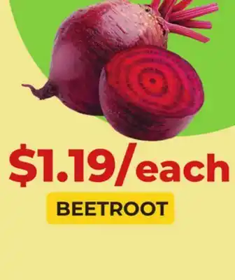 Food World Supermarket BEETROOT offer
