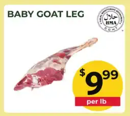Food World Supermarket BABY GOAT LEG offer
