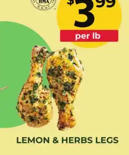 Food World Supermarket AFGHANI TIKKA LEMON & HERBS LEGS offer