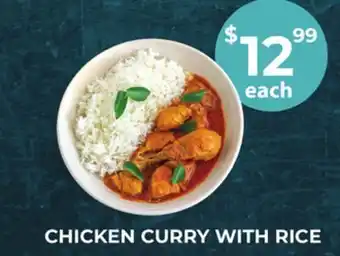 Food World Supermarket CHICKEN CURRY WITH RICE offer