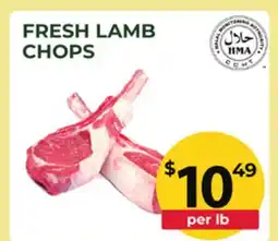Food World Supermarket FRESH LAMB CHOPS offer