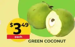 Food World Supermarket GREEN COCONUT offer