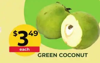 Food World Supermarket GREEN COCONUT offer