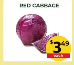 Food World Supermarket RED CABBAGE offer