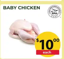 Food World Supermarket BABY CHICKEN offer