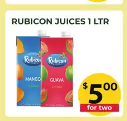 Food World Supermarket RUBICON JUICES offer