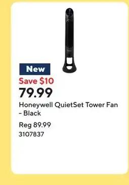 Staples Honeywell QuietSet Tower Fan - Black offer