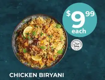 Food World Supermarket CHICKEN BIRYANI offer