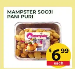 Food World Supermarket MAMPSTER SOOJI PANI PURI offer