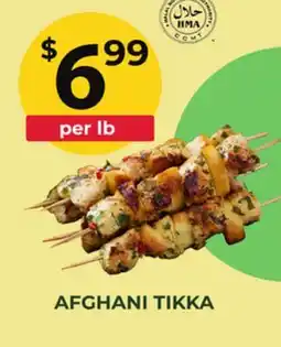 Food World Supermarket AFGHANI TIKKA offer