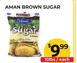 Food World Supermarket AMAN BROWN SUGAR offer