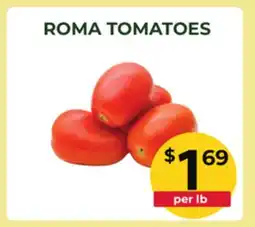 Food World Supermarket ROMA TOMATOES offer