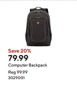 Staples Computer Backpack offer