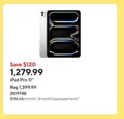 Staples iPad Pro 11 offer