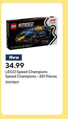 Staples LEGO Speed Champions Speed Champions - 251 Pieces offer