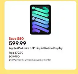 Staples Apple iPad mini 8.3 Liquid Retina Display offer