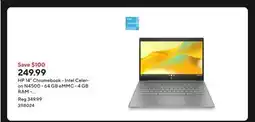 Staples HP 14 Chromebook - Intel Celeron N4500 - 64 GB eMMC - 4 GB RAM - Chrome OS offer