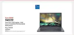 Staples Acer 15.6 FHD Laptop - Intel Core i7-12650H/1TB SSD/32GB RAM/Win11 offer