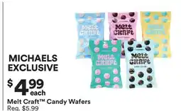 Michaels Melt Craft Candy Wafers offer