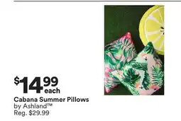 Michaels Cabana Summer Pillows by Ashland offer