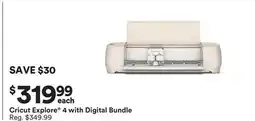 Michaels Cricut Explore 4 with Digital Bundle offer