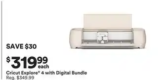 Michaels Cricut Explore 4 with Digital Bundle offer