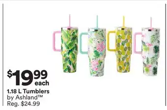 Michaels 1.18 L Tumblers by Ashland offer