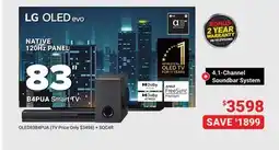 Visions Electronics LG 83 B4PUA Smart TV + 4.1-Channel Soundbar System offer