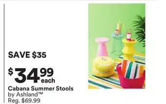 Michaels Cabana Summer Stools by Ashland offer